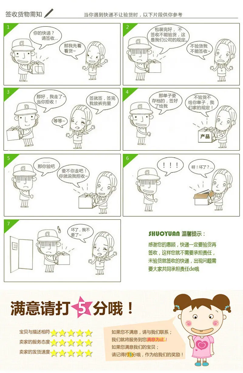 货物签收提示图