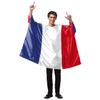 Nueva ropa con estampado digital de bandera nacional para carnaval callejero transfronterizo de comercio exterior, ropa de ambiente, ropa para espectáculos escénicos