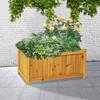 Caja de Flores de Madera Maciza para Exteriores Amazon, Caja de Plantación de Plantas Verdes de Madera Anticorrosión, Caja de Cultivo para Exteriores, Jardinera de Balcón, Maceta, Macizo de Flores