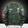 Nueva Chaqueta de Herramientas de Otoño Air Force ma1 Chaqueta de Aviador para Hombre Traje de Béisbol Bordado Chaqueta de Talla Grande para Primavera y Otoño