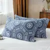 Funda de almohada de gasa de algodón puro una toalla de almohada hebilla todo incluido fija antideslizante funda de toalla de algodón para almohada una no se cae