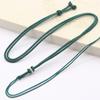Cuentas de ágata cuentas de arroz regalo colgante cuerda diy hebilla de seguridad espiral Wenwan colgante para niños cuerda para colgante
