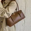 Bolsa de mão Boston da moda transfronteiriça de comércio exterior para mulheres, nova bolsa moderna retrô de ombro tipo travesseiro