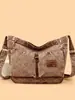 Estilo casual transfronterizo mezclilla 2026 otoño nuevo bolso cruzado para mujer bolso de mano tipo tote vintage desgastado para el día a día