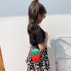 Bolso para niños [apto para niños de 1 a 3 años] Bolso bandolera para bebé, bolso pequeño de moda para niñas, lindo mini bolso de fresa
