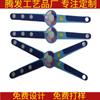 Pulsera suave de goma para niños, reloj de pulsera navideño con luz, pulsera luminosa de dibujos animados, puesto de juguete luminoso fluorescente