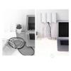Organizador de Cables Pinza para Cables Soporte para Cables de Datos Clip de Almacenamiento sin Clavos Montado en Pared Herramienta de Gestión de Cables de Red