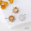 Soporte de Flor Chapado en Oro de 14K que Conserva el Color Tapa de Flor Separador de Cuentas Soporte para Pulsera Accesorios DIY para Pulseras Collares Joyería con Cuentas Materiales para Accesorios