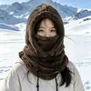 Máscara Facial Quente de Inverno Lã Ártica À Prova de Frio Chapéu de Ciclismo Proteção Facial Feminina Masculina Pesca ao Ar Livre Esportes Esqui Balaclava Espessada