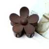 Clip de Agarre para Cabello Trasero Sin Marcas de Venta Caliente Transfronterizo Elegante Elegante Clip de Tiburón Accesorios para el Cabello de Color Caramelo Moda