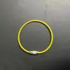 Chaveiro Anel de Cabo de Aço para Spot Aço Inoxidável Anel de Cabo de Aço Revestido de Plástico Colorido Fivela de Trava de Cabo de Aço Revestido de Plástico Grande Quantidade Negociável