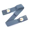 Cinturón de Jeans de Fábrica Original Elástico Invisible Versátil Ajustable para Hombres y Mujeres Cinturón Perezoso sin Perforaciones