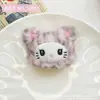 Peluche de Dibujos Animados Sanrio Gato Kt Lindo Estampado de Leopardo Gatito Broche Accesorios para Ropa Zapatos Calcetines Bolsas Accesorios para Ropa