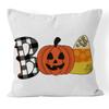 Funda de almohada de Halloween transfronteriza, funda de cojín de bruja, calabaza, castillo mágico, funda de cojín decorativa para casa de vacaciones, funda de cojín de carnaval
