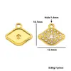 Aço Inoxidável Estrela Explosiva Cravejada de Diamantes Beija-flor Cereja Trevo de Quatro Folhas Pingente Pequeno Materiais para Joias DIY Pulseira Colar Acessórios