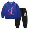 Conjunto de Ropa Infantil Transfronterizo Nuevo Primavera y Otoño 2026: Conjunto de Dos Piezas de Sudadera y Pantalón Largo para Niños, Atuendo de Algodón de Manga Larga para Bebé de Exportación