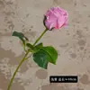 Design de Caixa de Presente para Casa com Flor de Rosa Hidratante de Alta Qualidade, Flores Artificiais para Decoração de Cerimônia de Casamento e Paisagismo, Rosas com Efeito Molhado