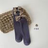 Otoño Nuevos Calcetines para Niños Calcetines de Media Caña de Algodón Peinado con Muñeco de Dibujos Animados para Bebé Estilo Princesa Calcetines de Rizo