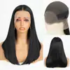 Peluca Frontal de Encaje Transfronteriza Peluca Negra Tejida a Mano 13*4 Cabello Negro Largo Rizado Peluca Completa para Mujeres