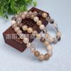 Collar de cuentas redondas de oro y jade Cadena de torre violeta Cadena para la clavícula Suministro en vivo de Taobao Exposición mayorista venderá regalos mujeres