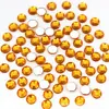 Accesorios de Pedrería Acrílica Redonda No Porosa de 4/6 mm con Base Plana para Manualidades DIY y Decoración