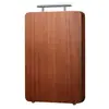 Tabla de cortar de madera de Wutong entera, corte en rodaja entera, madera maciza, antibacteriana, antimoho, de grado alimenticio para el hogar, tabla pequeña para frutas, tabla pegajosa, tabla de cortar para verduras