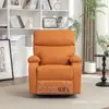 Sillón sofá cápsula espacial de primera clase, reclinable individual para sala de estar, masaje eléctrico, mecedora multifuncional, diseño de oreja de elefante