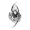 Aranha de Um Olho Popular Meio Braço Suco de Ervas Adesivo de Tatuagem Anti-Suor Aparência Bonita Duradouro de Alta Qualidade À Prova D'água Homens e Mulheres