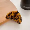 Acessórios de Cabelo de Acetato Francês Presilha de Cabelo Simples em Formato de Leque Presilha de Cabelo Estilo Coreano Temperamento