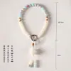 Colgante creativo de loto Bodhi de piedra Shoushan para teléfono móvil, cadena para teléfono móvil, nuevos accesorios chinos, colgante de moda nacional, suministro al por mayor