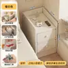 Mesita de noche personalizada, Gabinete de almacenamiento de espacio extremadamente estrecho, Gabinete de mesita de noche simple moderno para dormitorio del hogar, Mini estante de almacenamiento simple