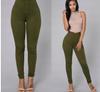 Transfronteiriço ebay AliExpress comércio exterior Europeu e Americano das mulheres independentes estação leggings cintura alta das mulheres calças lápis verão