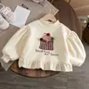 Estilo Princesa Primavera y Otoño Dulce y Lindo Top Nuevo Llegado de Otoño Sudadera con Capucha de Manga Larga para Bebé Top Ropa de Otoño para Bebés