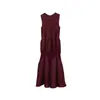 Vestido Plisado Personalizado Issey Miyake Falda Flor de Capullo Primavera Verano Alta Gama Holgado Talla Grande Adelgazante Cuello Redondo Falda Plisada
