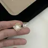 Diseño Francés~Textura Cepillada Hecha a Mano con Sensación Tejida, Anillo Mina Terrestre Chapado en Oro y Plata, Patrón de Encaje Ancho