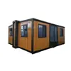 Exportación Transfronteriza de Casas Móviles Contenedor Expansible Plegable de Doble Ala, 74 Metros Cuadrados, Tres Dormitorios, Una Sala de Estar, Baño, Casa Prefabricada
