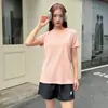 Conjunto Esportivo Casual Leve de Oxigênio Novo para Primavera e Verão, Conjunto de Duas Peças com Shorts de Manga Curta Respirável para Ciclismo e Corrida ao Ar Livre Atacado