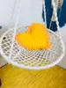 Silla Colgante Columpio Hamaca Perezosa para Colgar en Dormitorio de Estudiantes Alojamiento en Familia Balcón de Casa Red de Silla Cuna