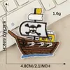 Fábrica de etiquetas bordadas para computador Li Xin etiqueta de caveira de pirata patch cruzado e-commerce transfronteiriço fornecimento acessórios de vestuário bordado pasta