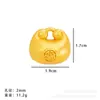 Aleación Pequeño Bebé Gordo Candado de Fortuna Colgante DIY Cuerda Trenzada Collar Material Accesorios Bebé de la Fortuna Colgante