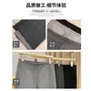 Calça Jogger Feminina Cinza Escuro Verão 2026 Novo Estilo Solta com Caimento Casual Emagrecedora Wide Leg Cintura Alta Reta