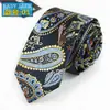 Moda Europea y Americana para Hombre Corbata Formal Patrón Paisley Estrecha Vintage Casual Versátil Corbata para Mujer
