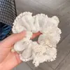 Scrunchie Estilo Coreano Zhao Lusi High-End Estético Ins Estilo Universitário Prendedor de Cabelo Estilo Doce Faixa de Cabelo Feminina