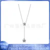 Pangadora 925 Cobre Blanco Chapado en Plata Collar Corazón Círculo Floral Acabado Set de Dos Collares Joyería para Mujeres y Niñas