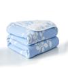 Manta Toalla de Gasa de 6 Capas de Algodón Puro Toalla de Baño para Bebé Gasa Simple/Doble Manta de Aire Acondicionado Colcha de Algodón Puro para Niños Transpirable