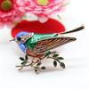 Corsage de Moda Simple Color Aceite Pájaro Broche Golondrina Gorrión Pin Ropa Ropa AliExpress Explosiones