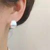 Pendientes Colgantes Estilo Minimalista Gota de Agua Cepillada Pendientes de Moda Sencillos con Temperamento Nicho Lujo Ligero Pendientes de Gama Alta Venta al por Mayor