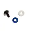 Ojos de Cristal con Purpurina de Resina, Ojos de Purpurina de Colores, Accesorios de Plástico para Juguetes de Peluche DIY, Globos Oculares, Ojos de Simulación de Animales