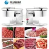 Máquina Comercial Totalmente Automática para Cortar Carne, Rebanadora Multifuncional, Máquina para Desmenuzar de Comedor y Hotel, Rebanadora de Carne Cocida, Picadora de Carne Rápida