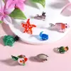 Figuras Populares de Vidrio Soplado Transfronterizas del Océano, Mini Adornos de Vidrio, Decoraciones para Acuarios, Regalos Navideños